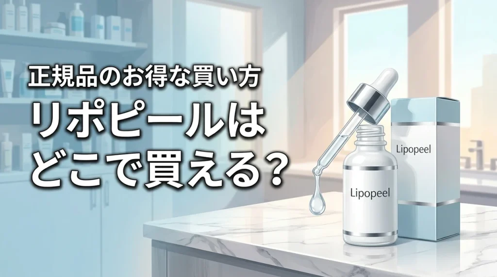 【正規品】リポピールはどこで買える？市販の販売店からお得に手に入れる方法まで公開