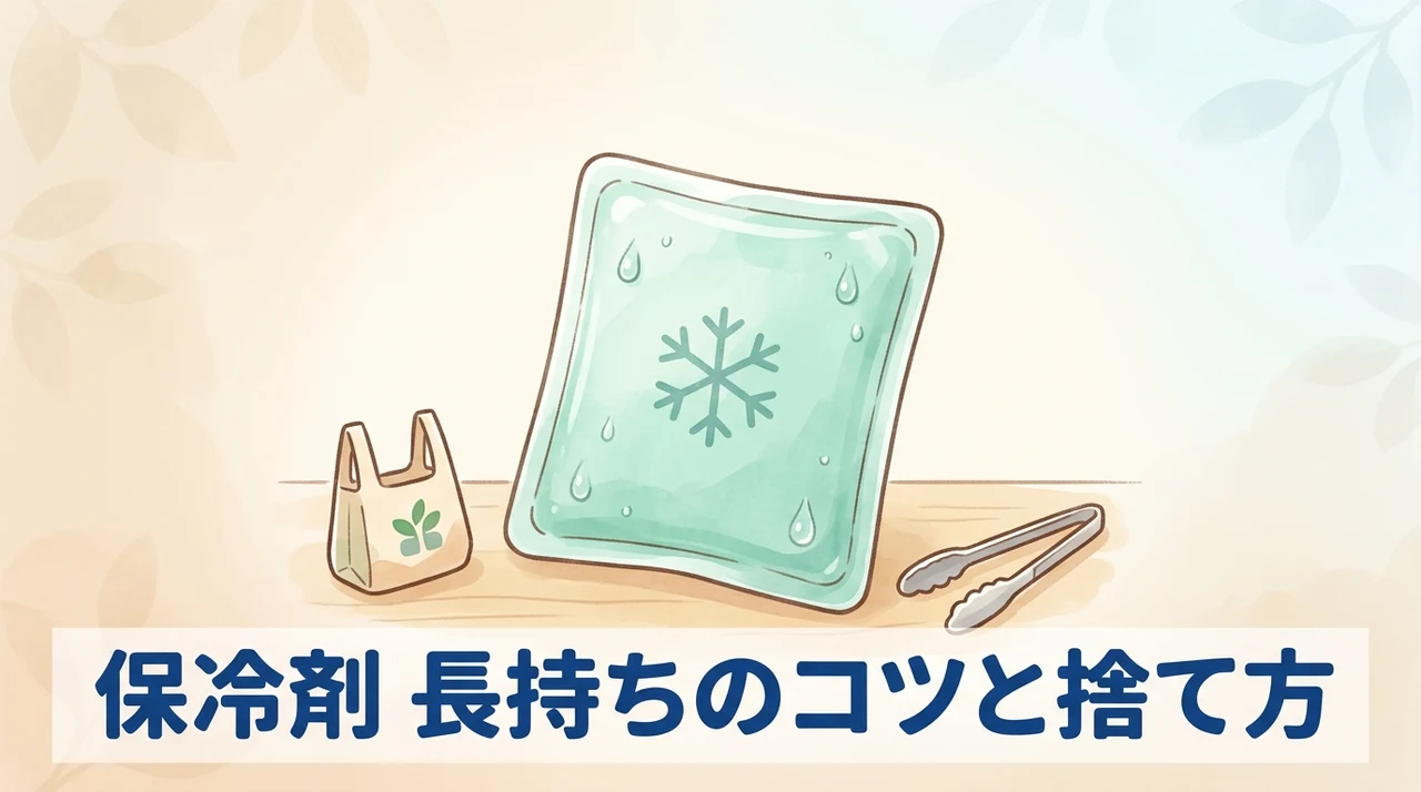 保冷剤を長持ちさせるコツと捨て方
