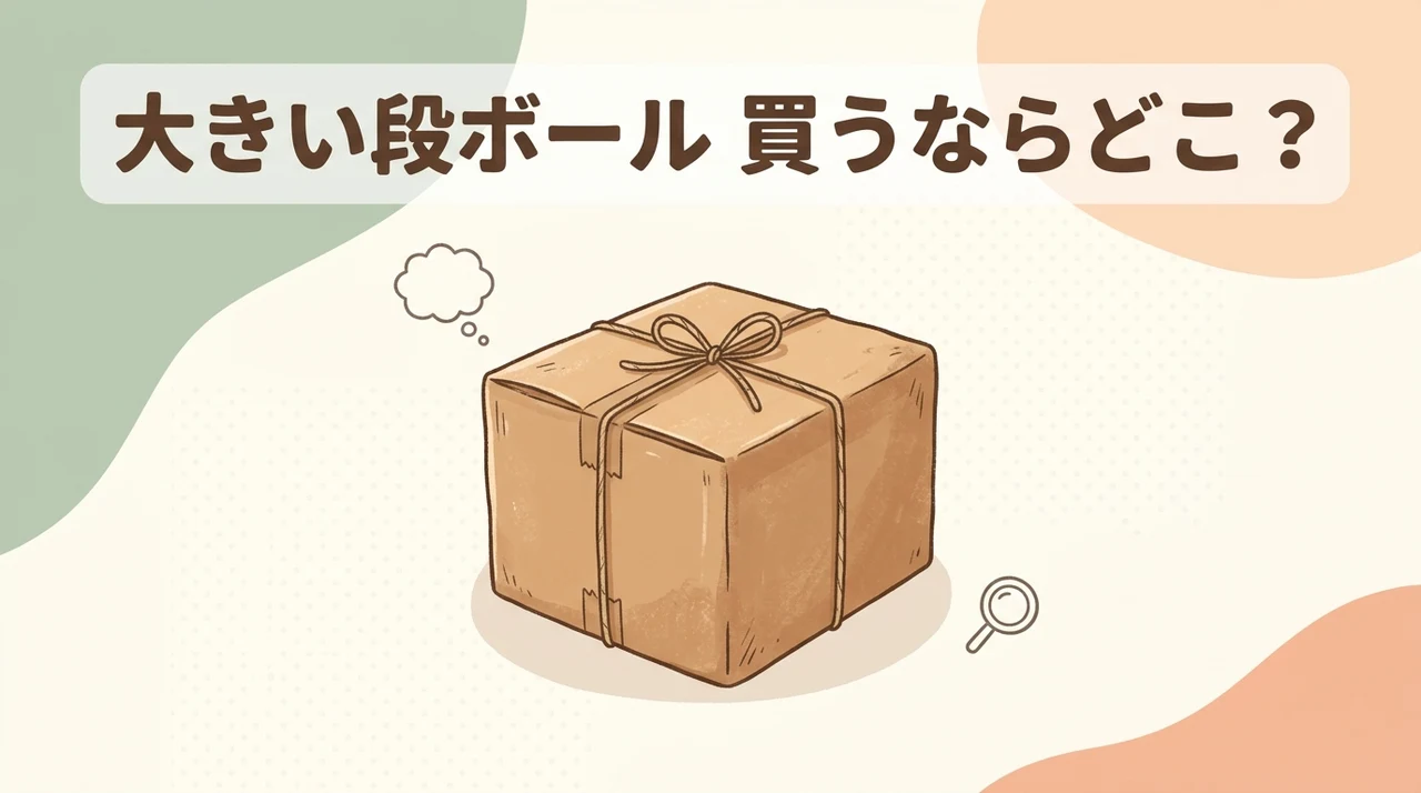 大きい段ボールを通販で買うならどこ?