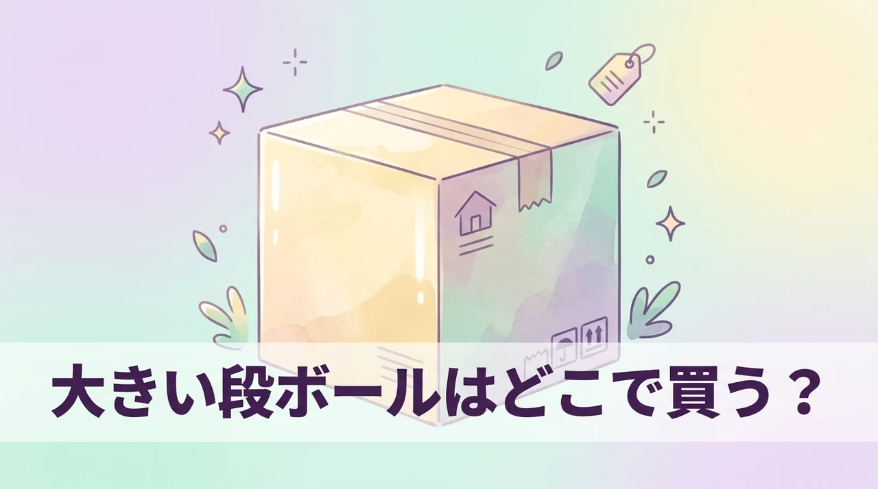大きい段ボールのおすすめ購入先