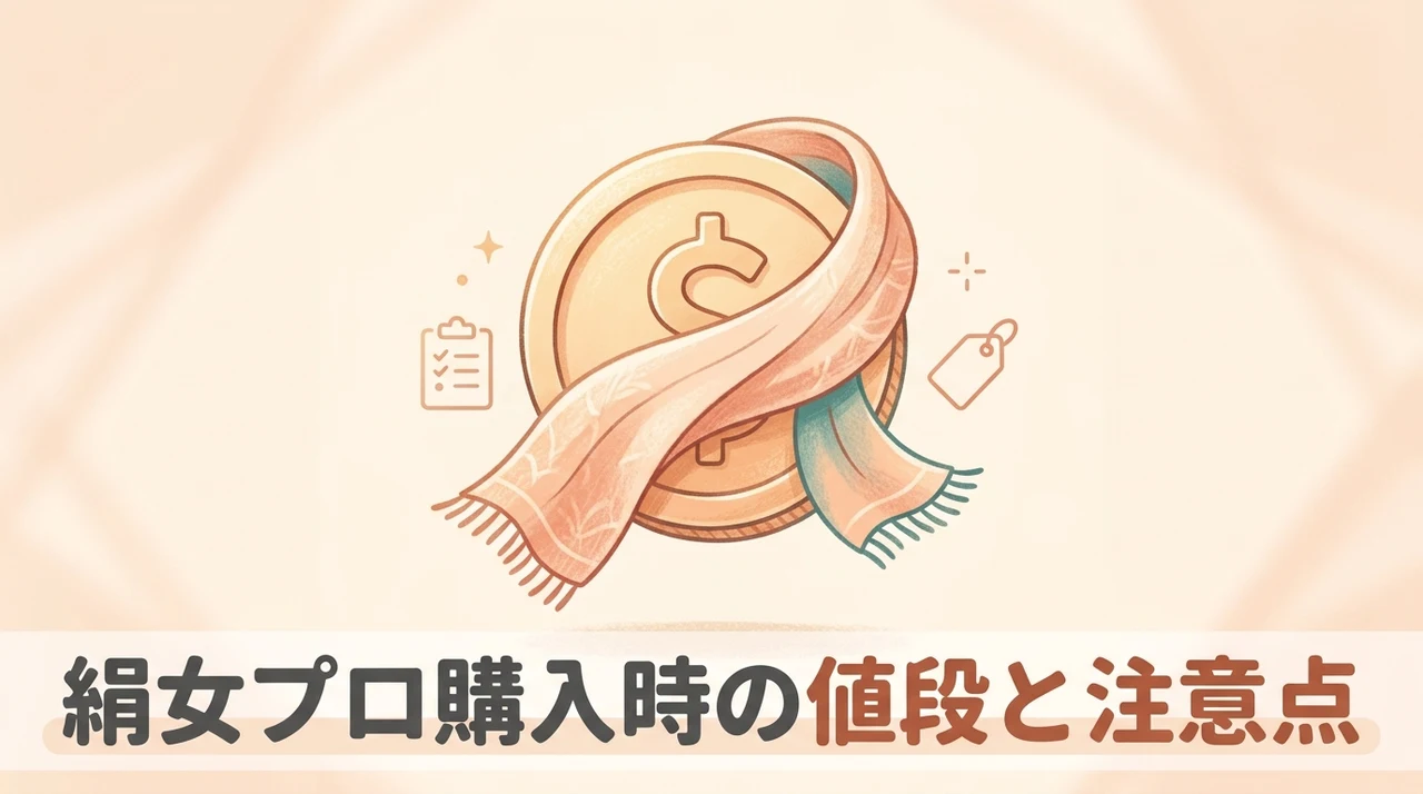 絹女プロ購入時の値段と注意点