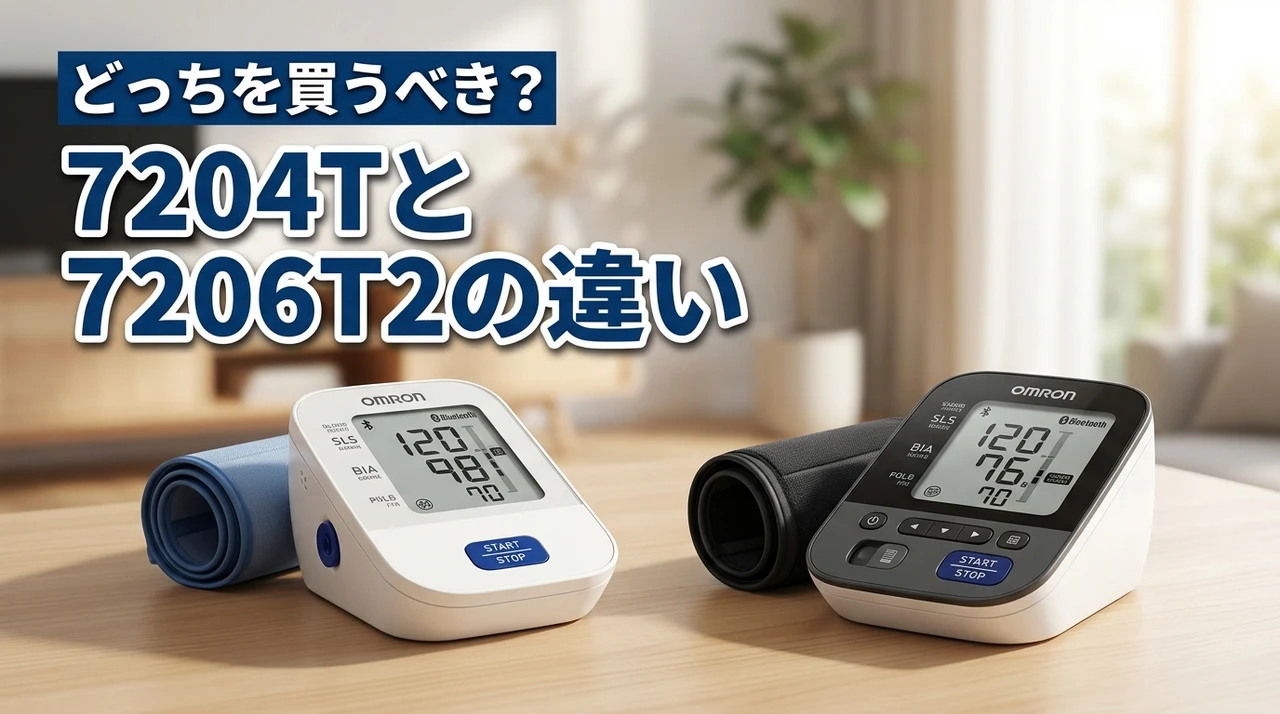 hcr 7204tとhcr 7206t2の違いを調査！どっちを買うべきか迷う人へ（記事のアイキャッチ画像）